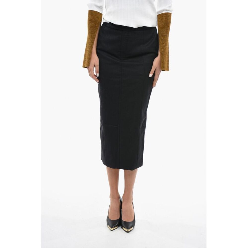 Maxi Pencil Skirt with Back Slit